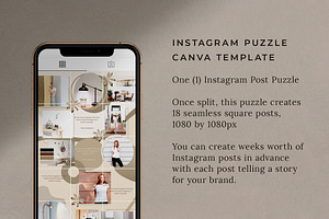 Instagram Puzzle For Canva Mink