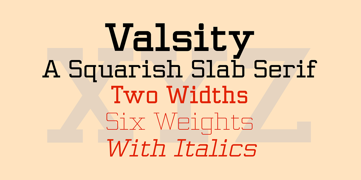 Valsity, a Slab Serif Font by Ingrimayne Type (Photo 1 of 10)
