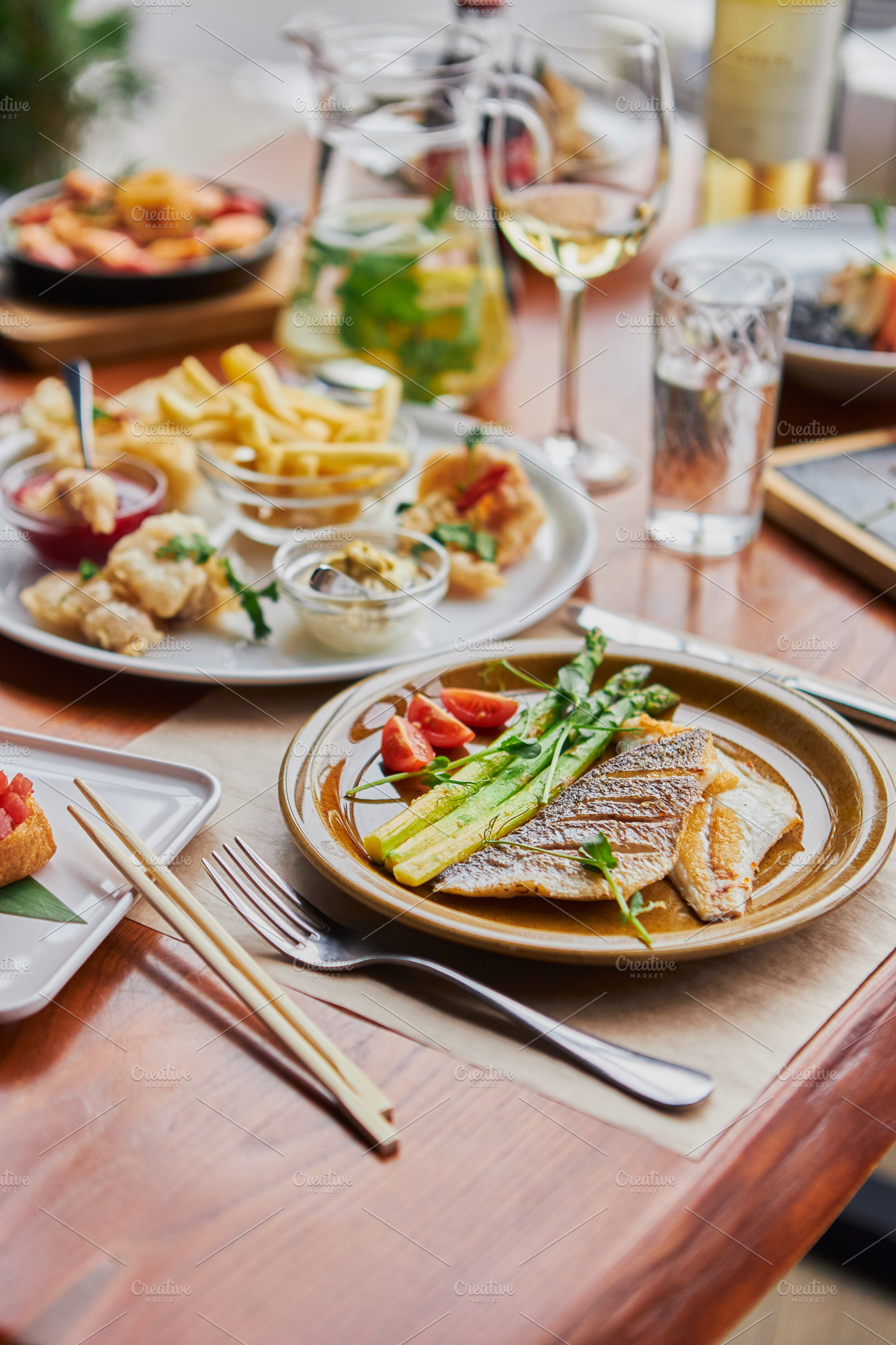 Banquet table, delicious food, a Photo by BUTKO Magazine