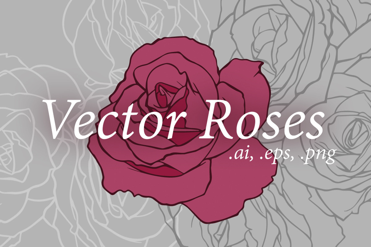 Vector Roses, an Illustration by Ferntale Art & Design (Photo 1 of 2)