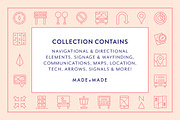 Navigation Line Icons, an Outline Icon by Made by Made (Thumbnail 2 of 7)