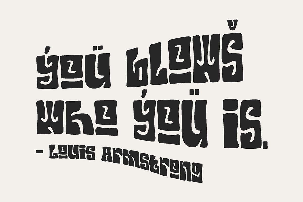 Your Groovy Font - Retro Fonts 70s, a Sans Serif Font by tokokoo (Photo 7 of 11)