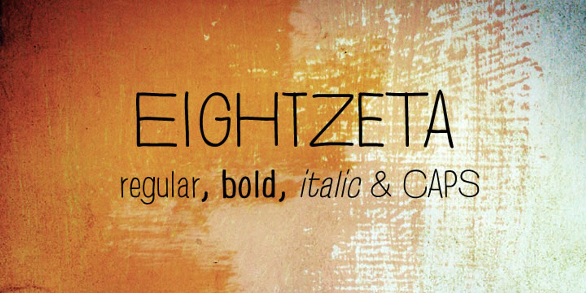 EightZeta, a Handwritten Font by GRIN3 (Nowak) (Photo 1 of 4)