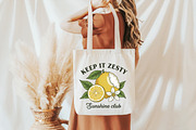 Keep It Zesty Sunshine Club PNG, an Illustration by Libby Wishes (Thumbnail 5 of 6)