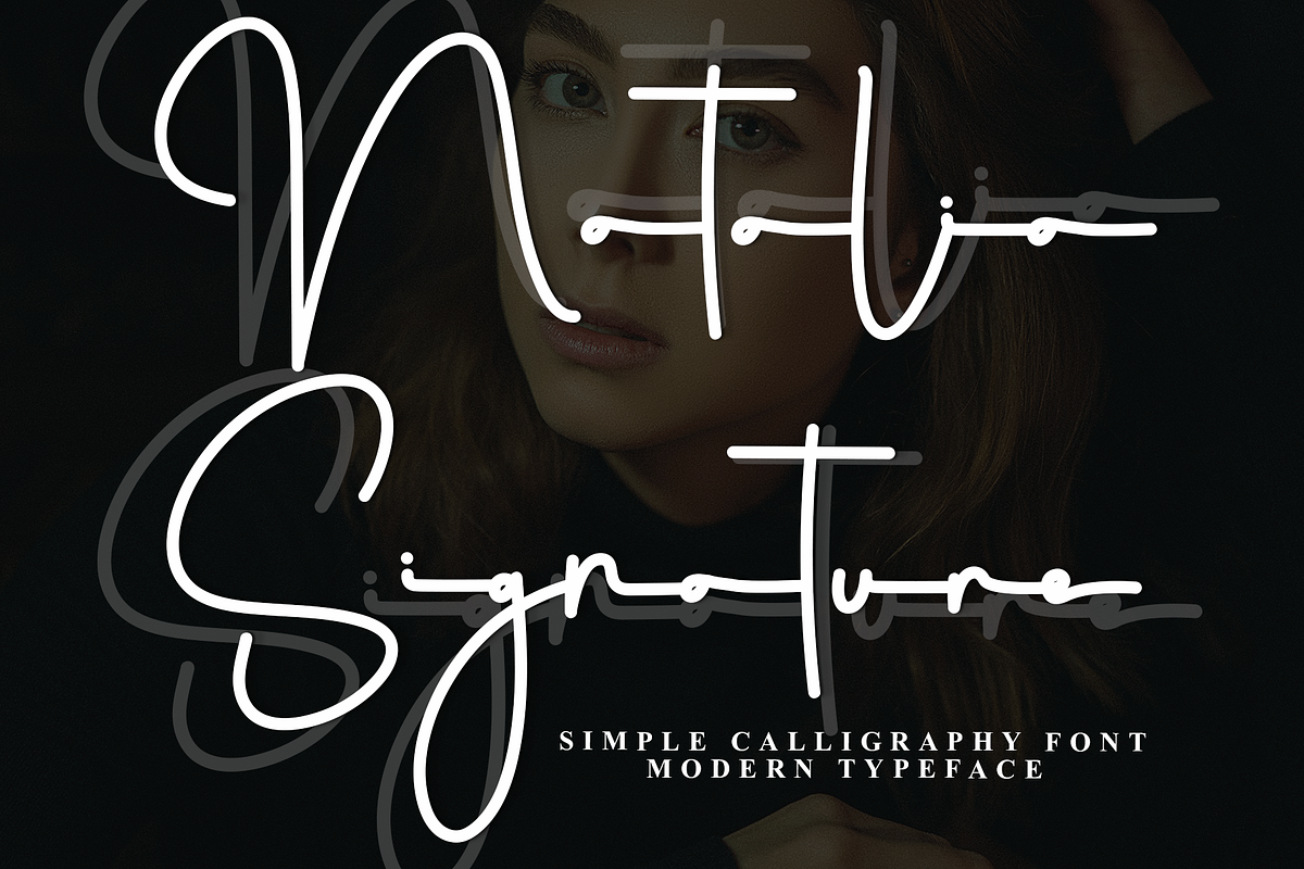 Natalia Signature, a Handwritten Font by InermediaSTUDIO (Photo 1 of 8)