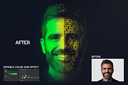 Text Portrait Photoshop Effect FX v1, a Brushes & More by INTENTFX (Thumbnail 4 of 10)