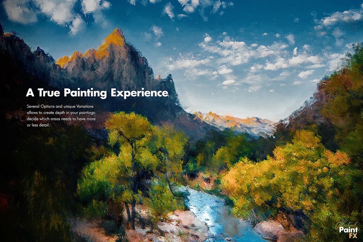 Abstract Paint FX - Photoshop Plugin, a Plug-in Add-On by Giallo (Photo 2 of 26)