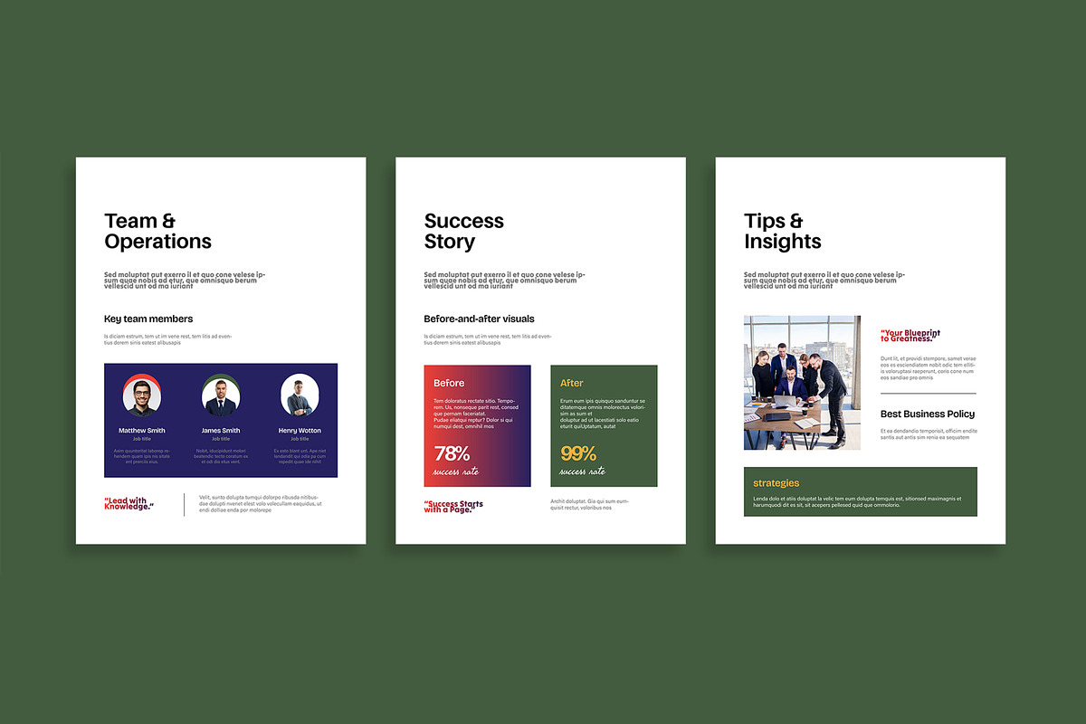 Business eBook Design Template preview 6