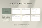 Minimalist Yoga Instructor Planner, a Stationery Template by batang (Thumbnail 3 of 5)
