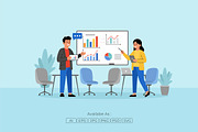 Business Dashboard and Marketing, a Finance Illustration by Partikusi Design (Thumbnail 2 of 3)