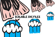 Hand Drawn Surf Illustrations, a Seasonal Illustration by ByStevie (Thumbnail 3 of 4)