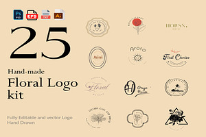 Hand made Botanic Logo KIT