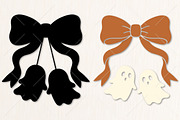 Halloween Ghost Bow Laser Cut SVG, an Object Graphic by Canvas Craft (Thumbnail 3 of 3)
