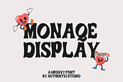 Monaqe Groovy Font, a Font by Authentic Studio (Thumbnail 1 of 7)