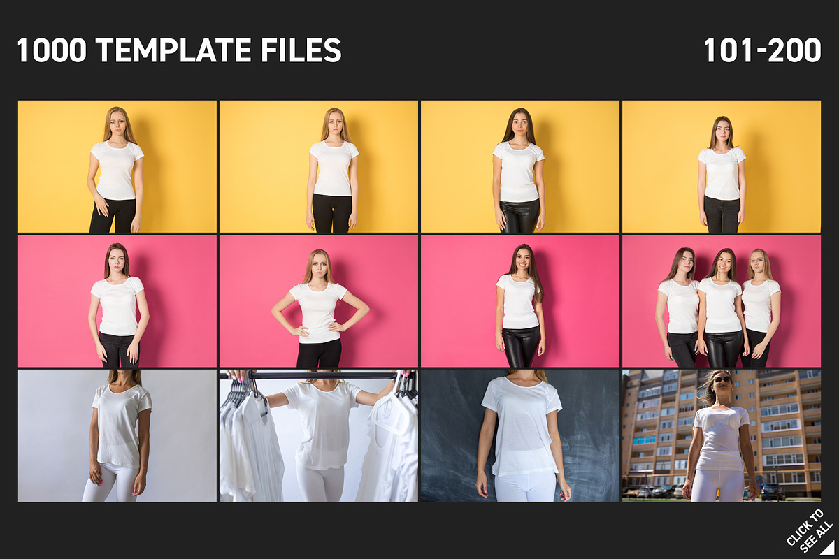 1000 T-Shirt Mock-Up, a Shirt Mockup by Freeman Studio (Photo 5 of 19)