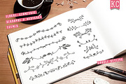 Hand Drawn Doodle Dividers, an Illustration by Katy Clemmans (Thumbnail 2 of 7)