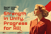 Vanguard Valor - Soviet Typeface, a Sans Serif Font by HipFonts (Thumbnail 10 of 11)
