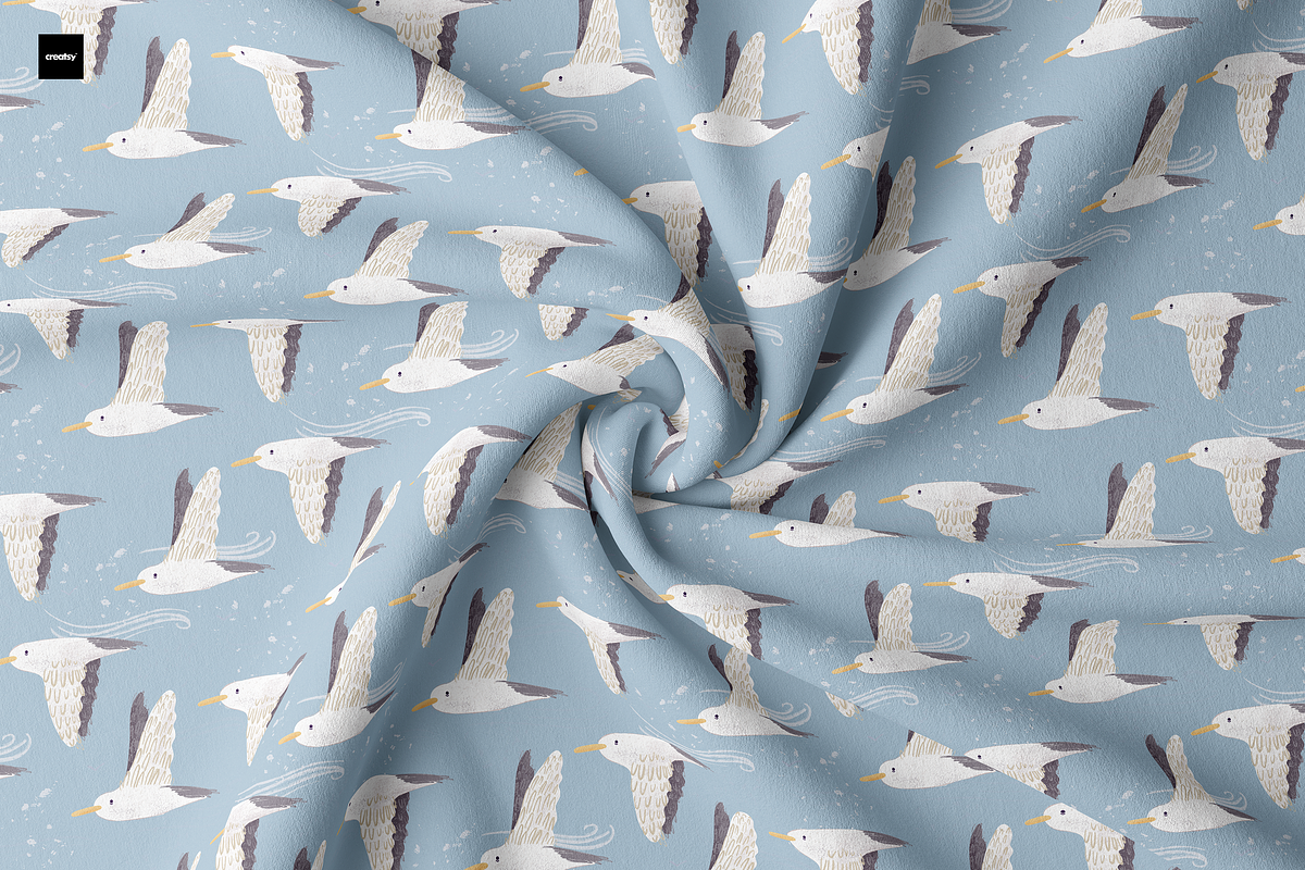 Seagull Pattern, a Pattern Graphic by Lady Bruniere Design (Photo 10 of 12)