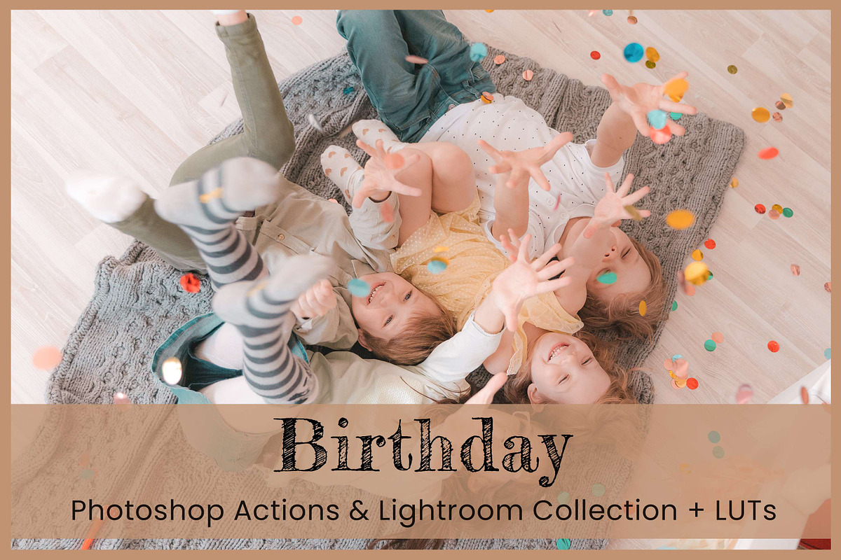 Birthday Photoshop Actions Lightroom, an Action Add-On by 3Motional (Photo 1 of 16)
