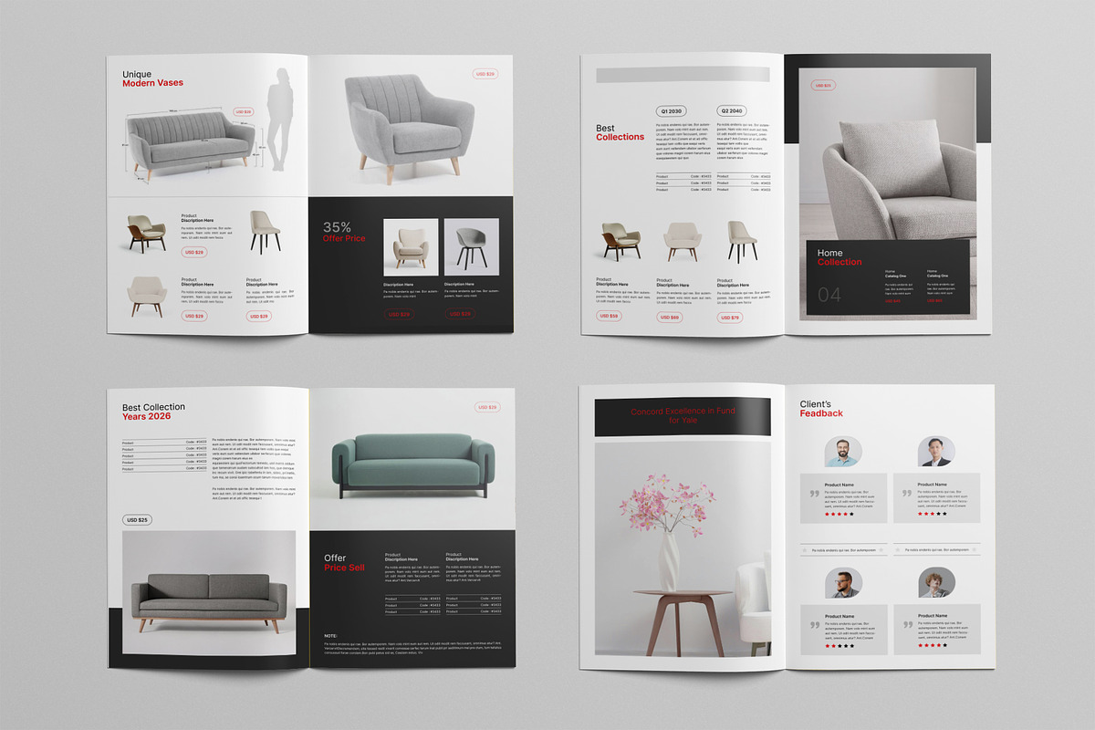 Product Catalog Template, a Brochure Template by KreateTribe (Photo 9 of 11)