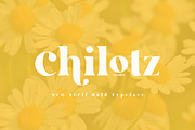 Chilotz | Serif Bold typeface, a Serif Font by Nowpe Studio (Thumbnail 1 of 6)