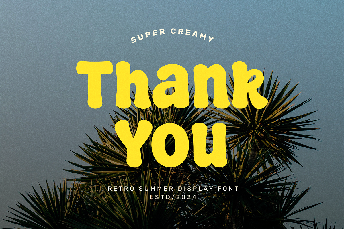 Super Creamy, a Font by Ali Hamidi (Photo 8 of 8)