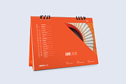 Desk Calendar for 2019, a Stationery Template by Vepix (Thumbnail 6 of 11)