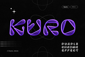 Purple Chrome Effect Bundle