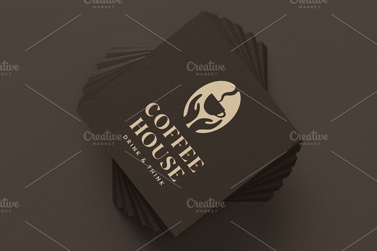 Coffee House Logo, Coffee Cup, an Object Illustration by PushLogo (Photo 2 of 3)
