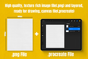 Procreate Bundle Paper Canvas + PNGs, a Brush Add-On by BrushBoy (Thumbnail 2 of 8)