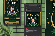 Casino Night Flyer, a Flyer Template by Annora Studio (Thumbnail 2 of 4)