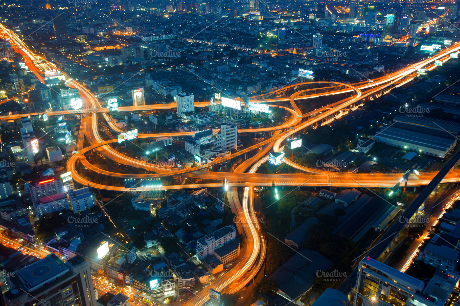 Bangkok nightlife stock photo containing bangkok and architecture, an Architecture Photo by LALS STOCK
