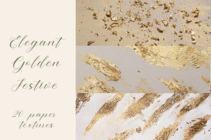 Golden Festive Papers