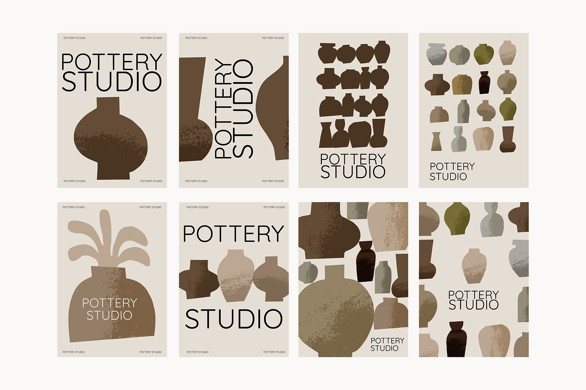 POTTERY STUDIO. HAND DRAWN CLIPART, an Object Illustration by Barkova Nadya (Photo 4 of 7)