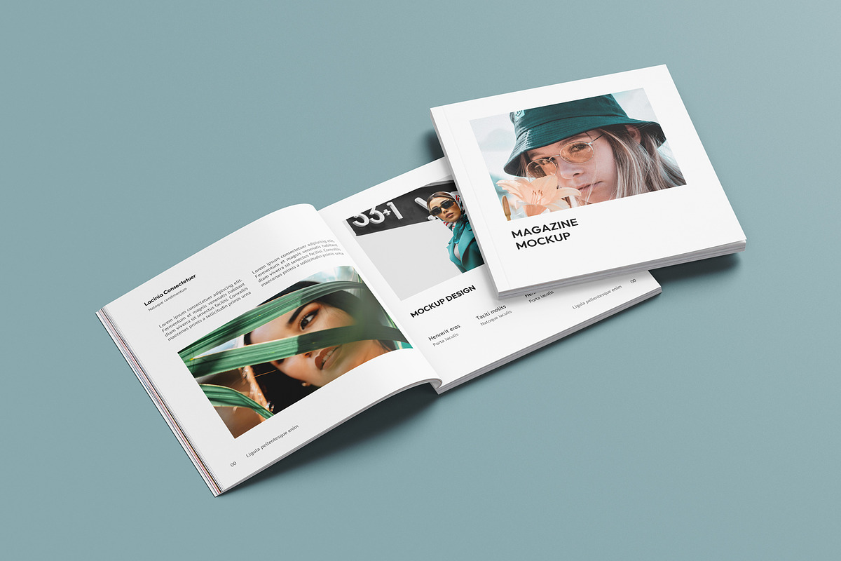 Square Magazine / Brochure Mockup, a Books & Magazine Mockup by Mockup Supper (Photo 14 of 22)