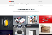 9Nine - Clean PSD Design, a WordPress Template by ColorByt (Thumbnail 4 of 5)