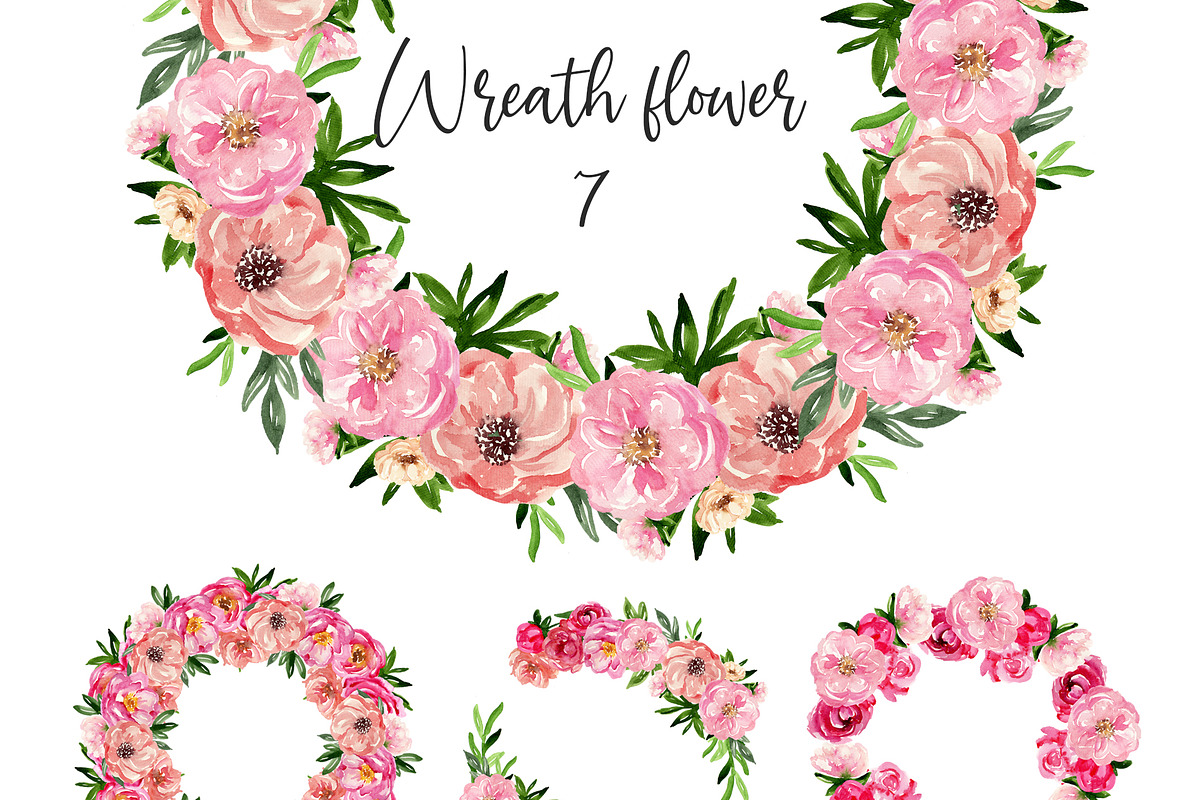 Spring floral watercolor Pinki, a Decorative Illustration by Julia Bogdan (Photo 5 of 9)