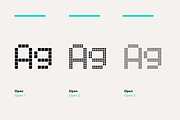 Liquid LCD Pixel font (28 styles), a Font by SelfBuild Type (Thumbnail 5 of 15)