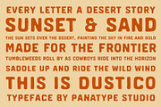 Dustico – A Bold Desert Typeface, a Handwritten Font by Panatype™ Studio (Thumbnail 6 of 8)