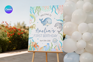 Oneder The Sea Welcome Sign, a Templates & Theme by Digital_Mind