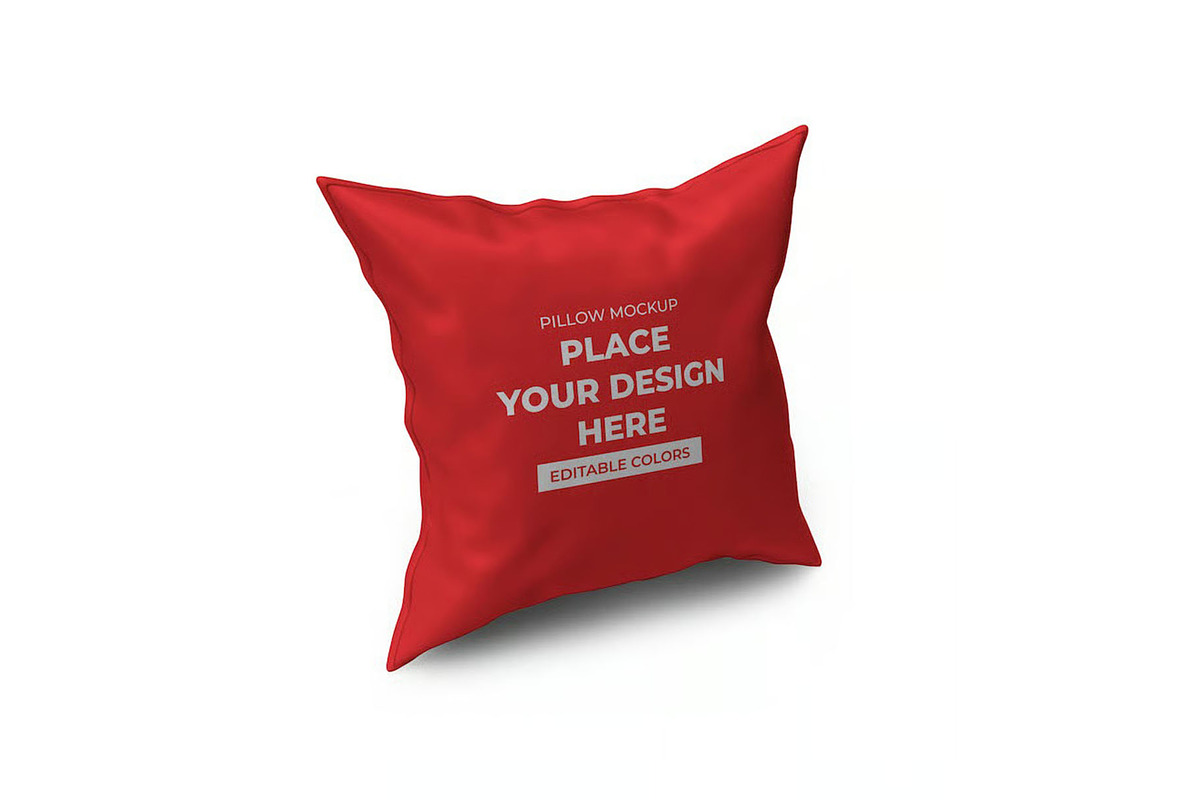 Pillow Cushion Mockup Template Set, a Household Mockup by DesignRushMarket (Photo 11 of 11)