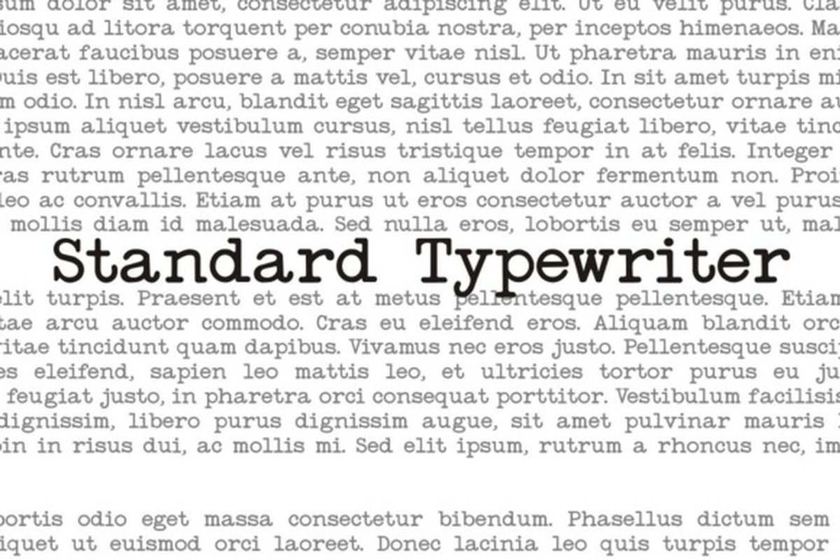 Standard Typewriter preview 5