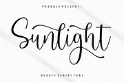 Sunlight, a Script Font by Artkenza (Thumbnail 1 of 6)
