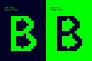 Gome Pixel Typeface, a Sans Serif Font by Fitrah Type (Thumbnail 6 of 15)