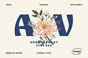 Marige - Modern Display Serif Font, a Serif Font by Zarma Type (Thumbnail 4 of 12)