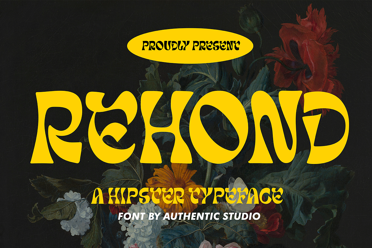 Rehond Hipster font, a Handwritten Font by Authentic Studio (Photo 1 of 6)