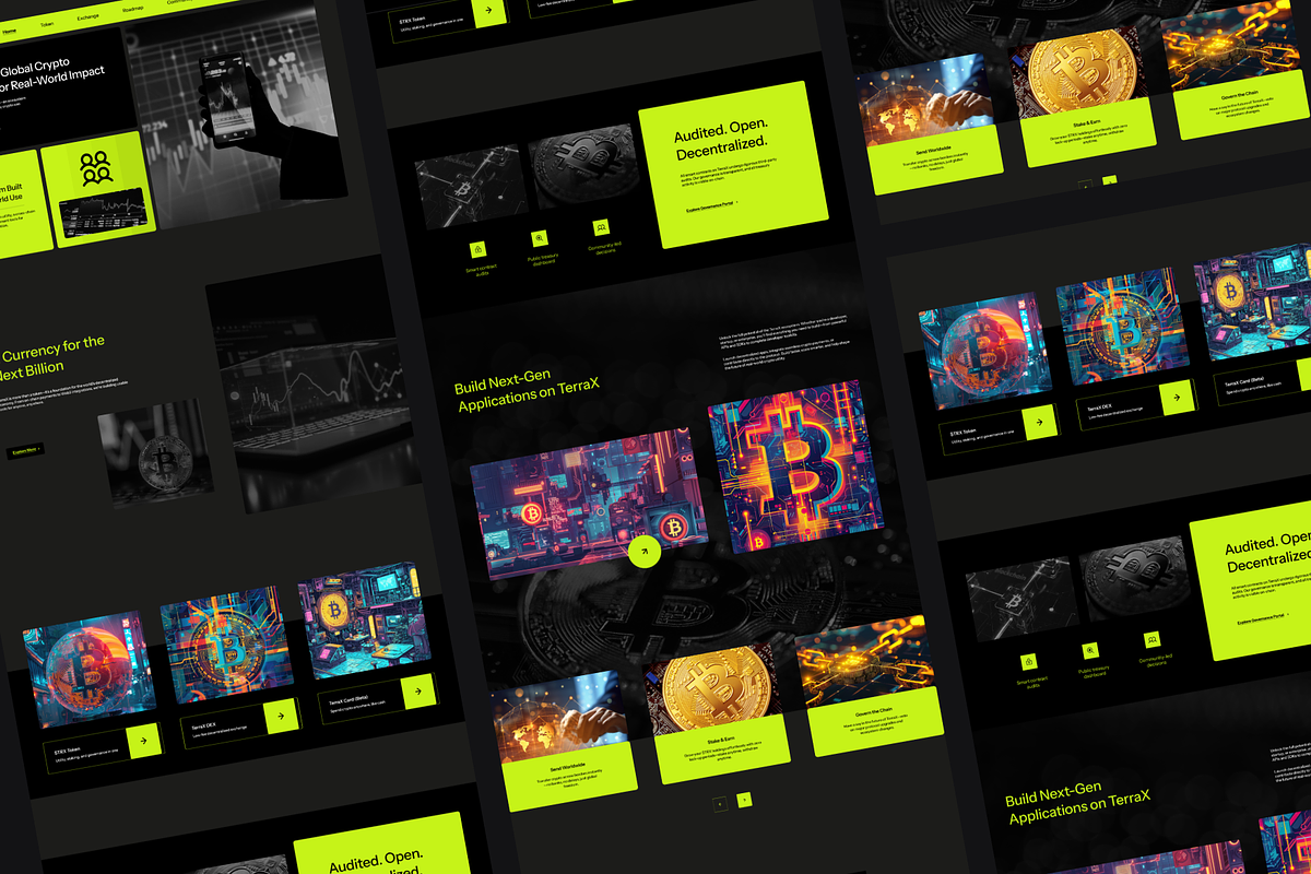 Figma Cryptocurrency Landing Page, a Landing Page Template by Musara (Photo 3 of 6)