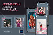 Fashion Instagram template - Stageou, a Social Media Template by Gibcreat (Thumbnail 1 of 4)