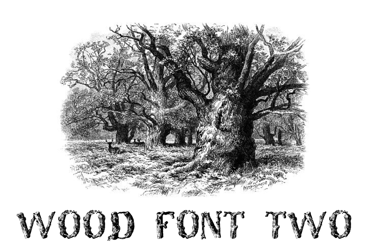 Wood Font Two