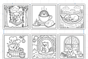 Bold and Easy Cozy Animals, an Animal Illustration by Design Station (Thumbnail 9 of 9)
